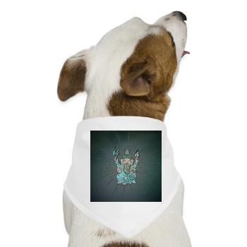 Indischer Elefant Ganesha. - Hunde-Bandana - Weiß - Vorne