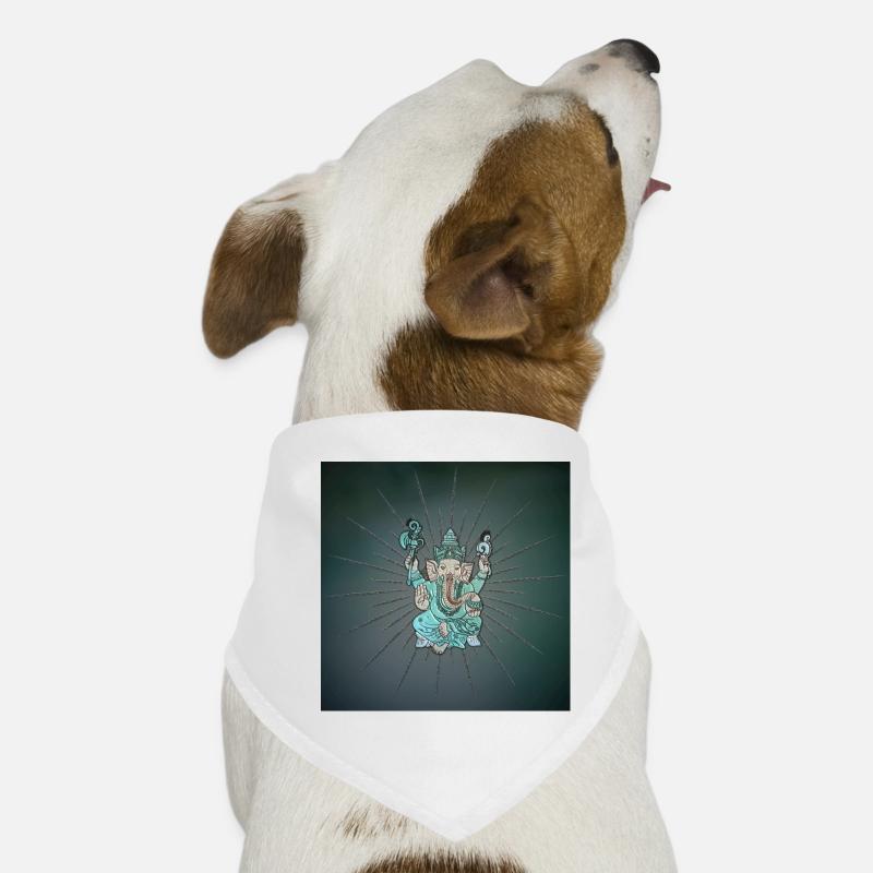 Indischer Elefant Ganesha. Hunde-Bandana