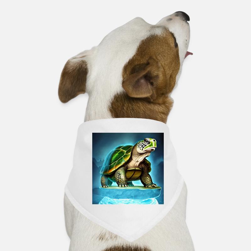 Turtle on a glacier Dog Bandana