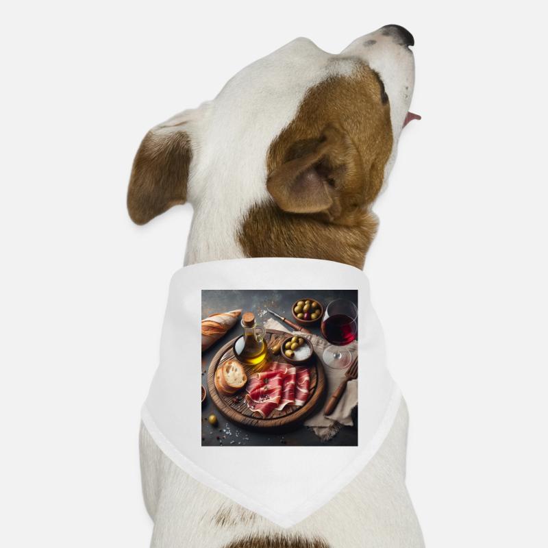 Ham platter Dog Bandana