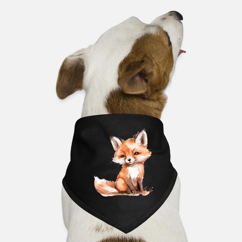Baby fox, petite renard mignon Bandana pour chien