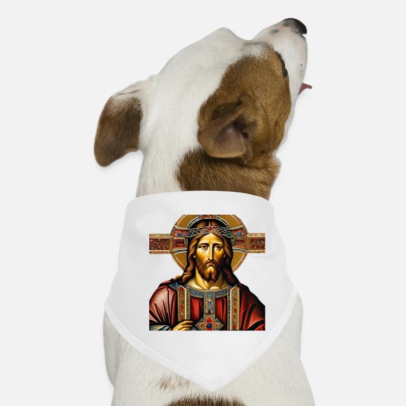 Croix de Jésus Bandana pour chien