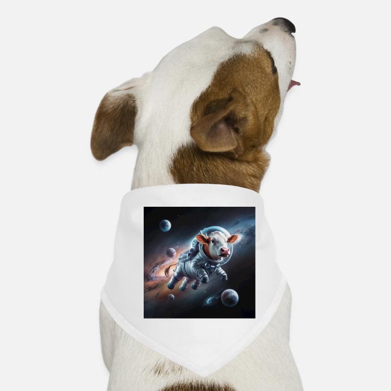 Space Cow Hunde-Bandana
