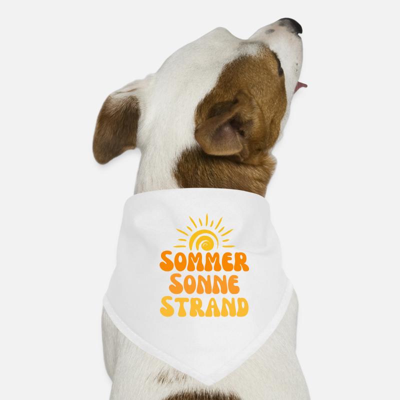 Summer Sun Beach Nectarine 2 Dog Bandana