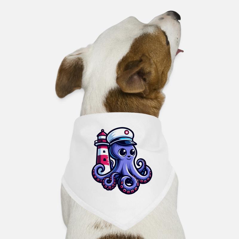 Octo-Navigator : Phare des mers Bandana pour chien
