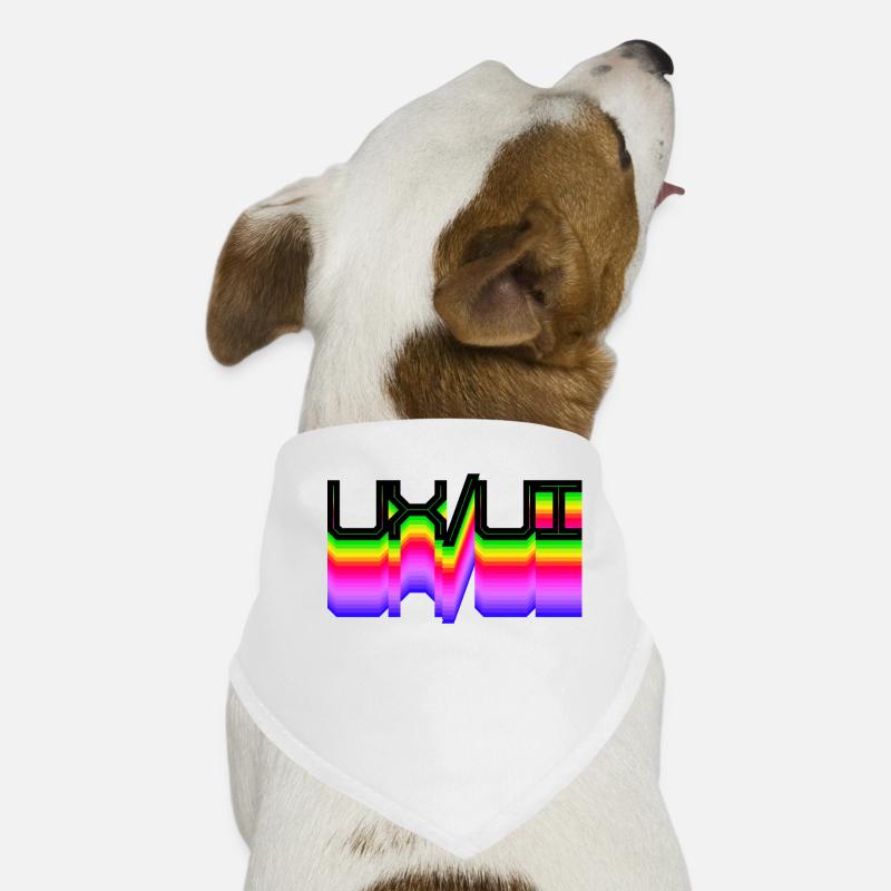 Code Développeur Scripting Dev Geek Geek - Bandana pour chien - blanc