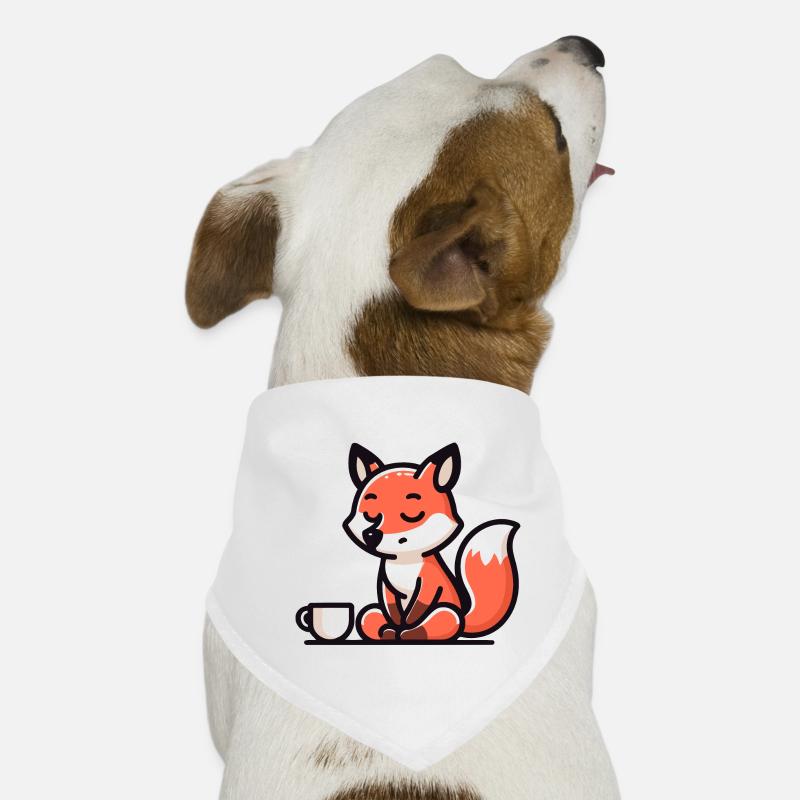 Zen Fox: The Tranquil Tea Master Dog Bandana