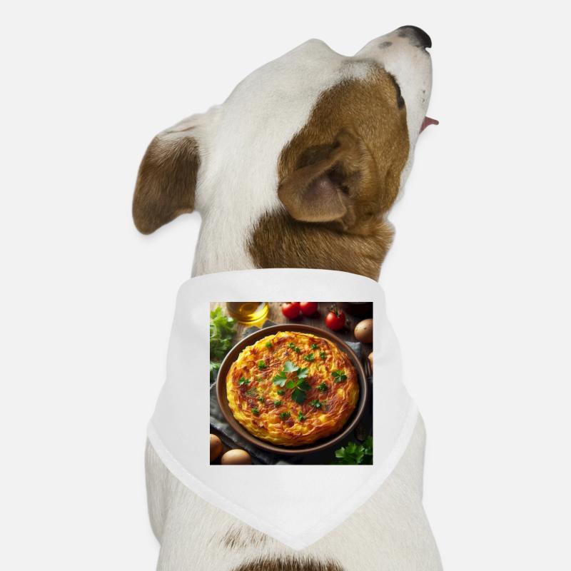 Kartoffel-Omelette Hunde-Bandana