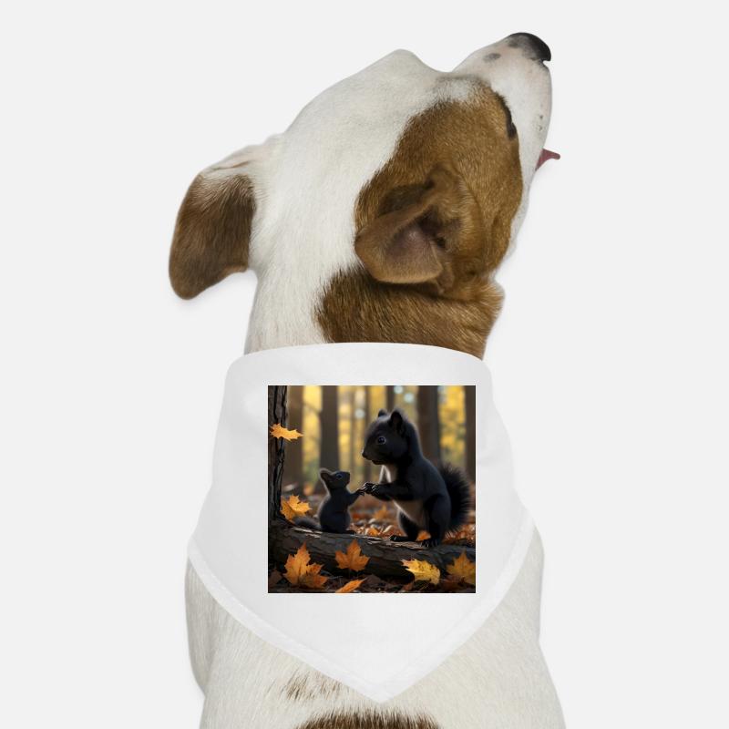 Mutter Eichhörnchen und ihr Baby Kanada Hunde-Bandana
