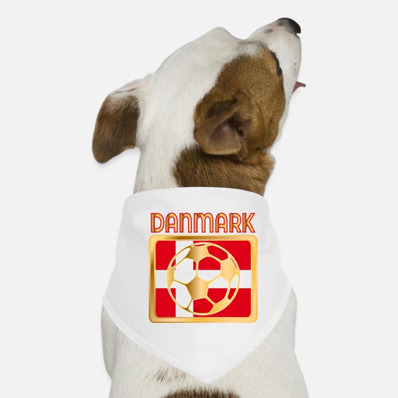 Danemark Football Bandana pour chien
