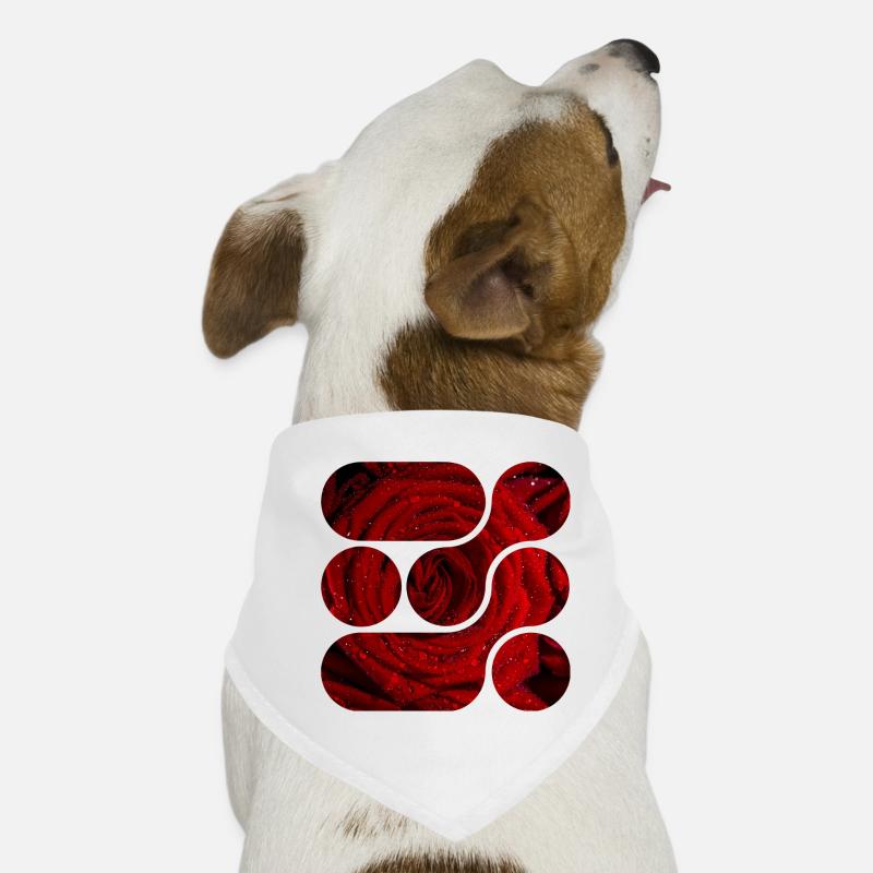 OCHOOO - Red Rose Dog Bandana
