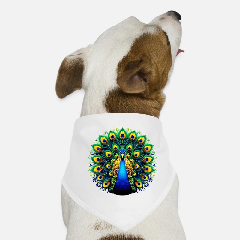 Peacock Dog Bandana