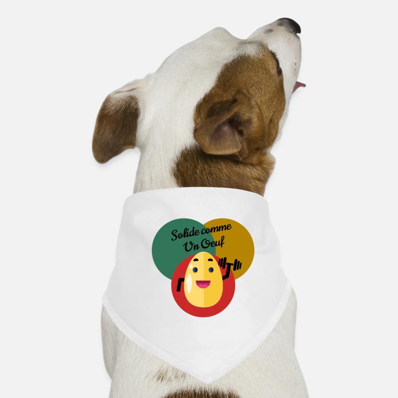 Fest wie ein Ei Hunde-Bandana