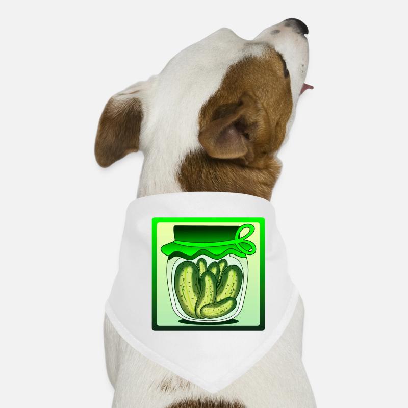 CORNICHONS, CORNICHONS, SALADE DE CONCOMBRE, CONCOMBRE Bandana pour chien