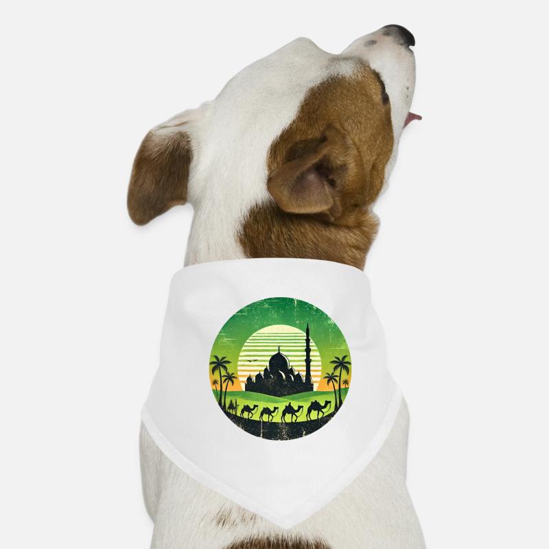 Marrakesch Moschee Kamele Design Hunde-Bandana