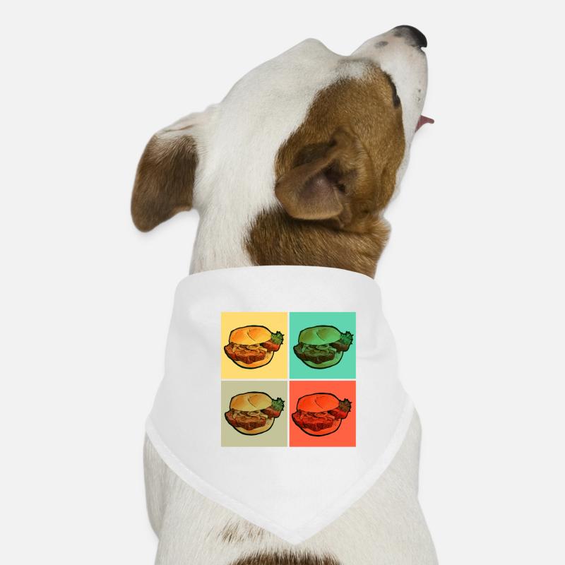 Leberkas Fleischkäse Brötchen Hunde-Bandana