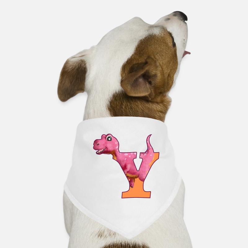 Y - DINOSAUR, customizable Dog Bandana