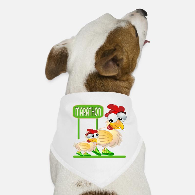 MARATHON RUNNING - POULTRY CHICKEN Dog Bandana