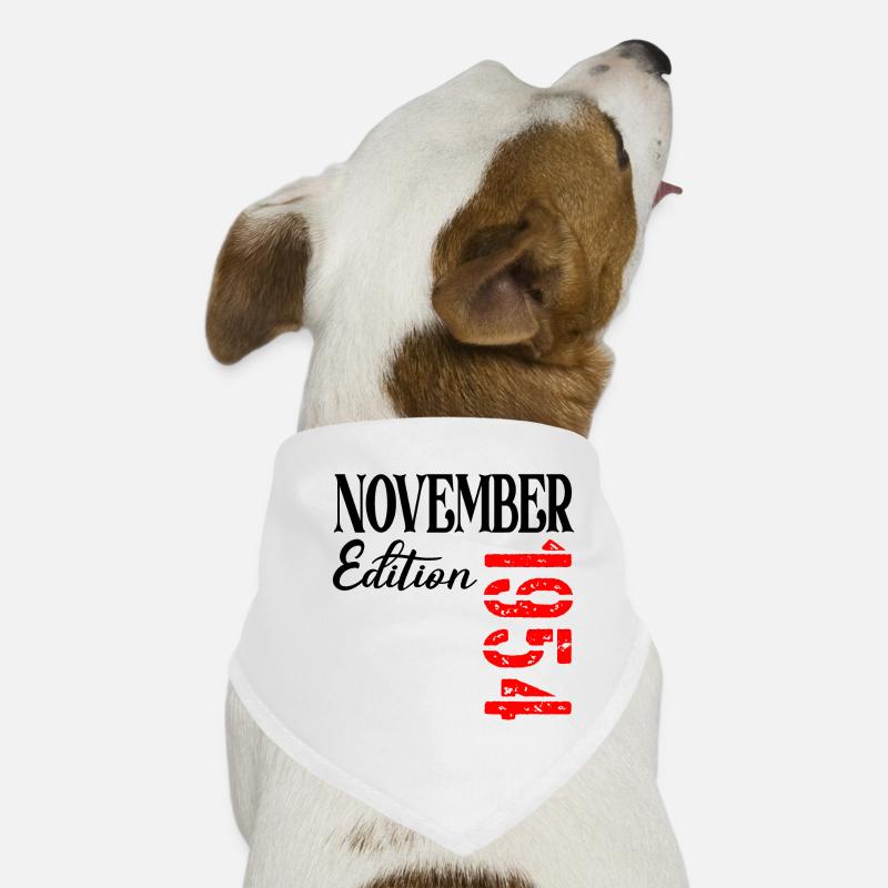 72. GEBURTSTAG NOVEMBER 1954 Hunde-Bandana