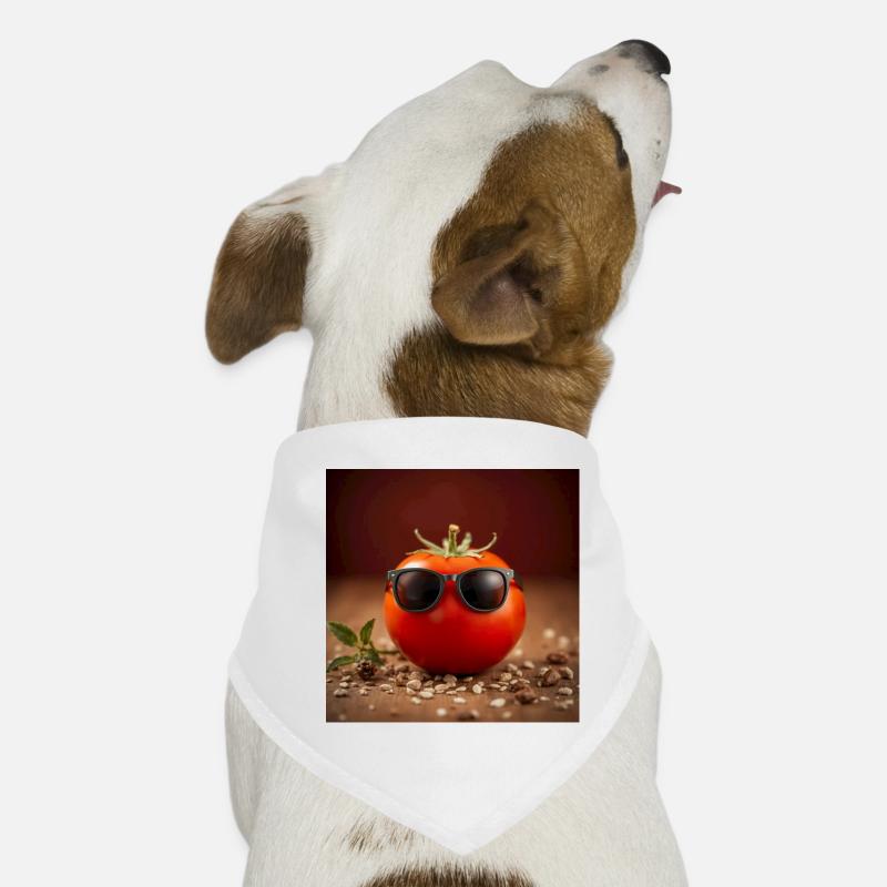 Tomate stylée Bandana pour chien