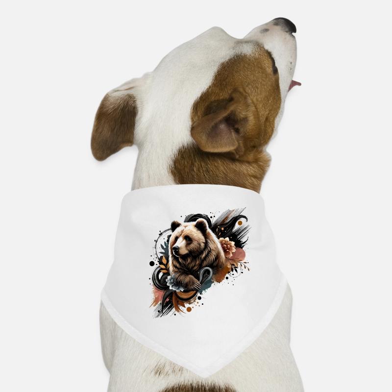 Grizzly, ours, bear Dog Bandana