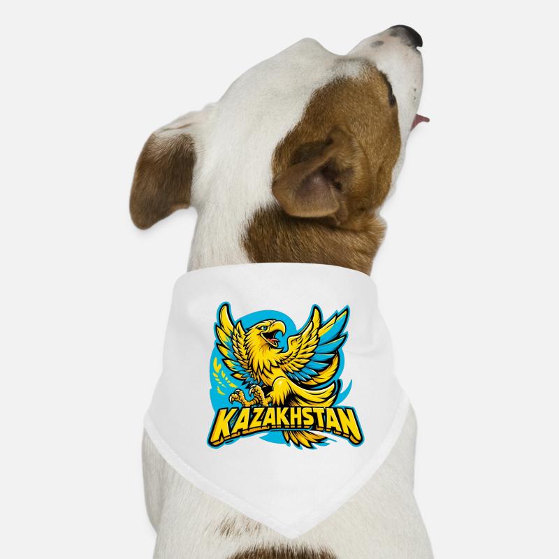 Kazakhstan Eagle Coat of Arms Emblem Flag Gift Dog Bandana