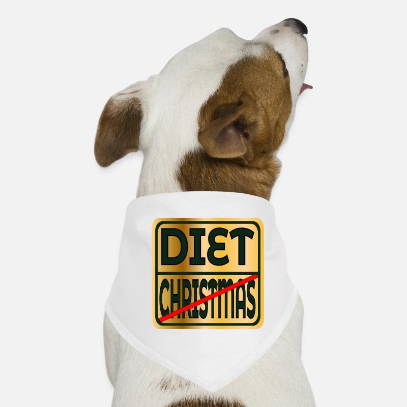 RÉGIME ALIMENTAIRE DE NOËL Bandana pour chien