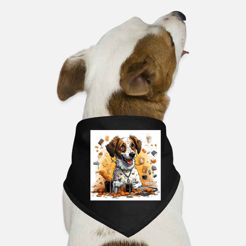The Caffeinated Scientist Dog Bandana