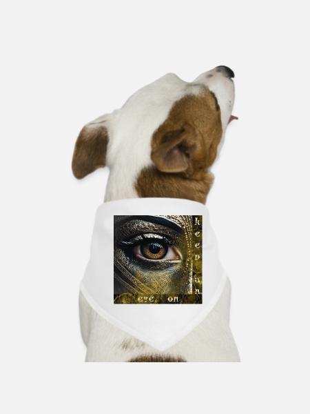 keep an eye on - Observation mode - Dog Bandana - white - Front