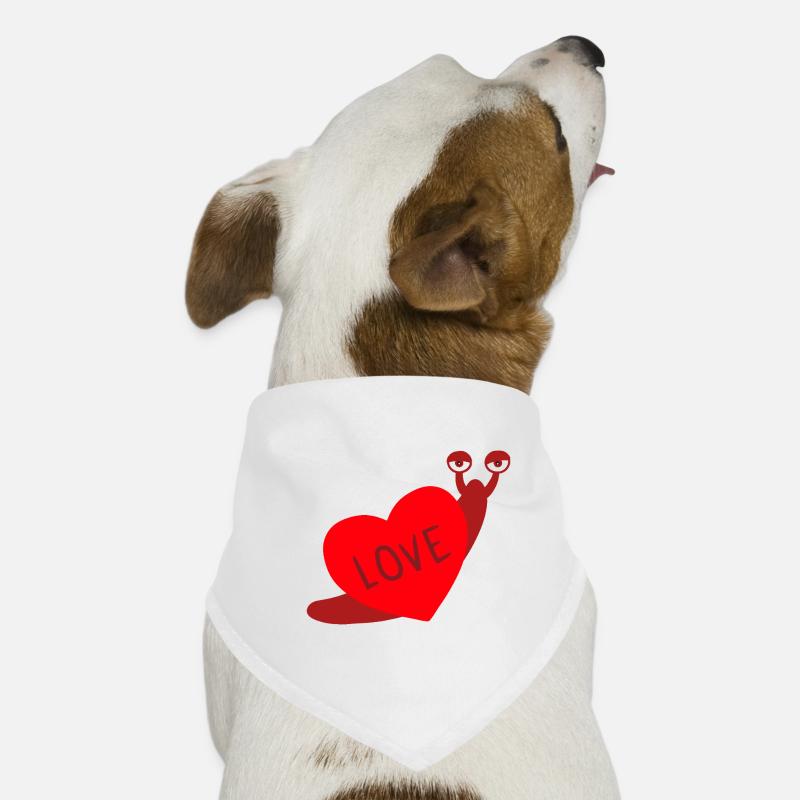 Love snail Dog Bandana