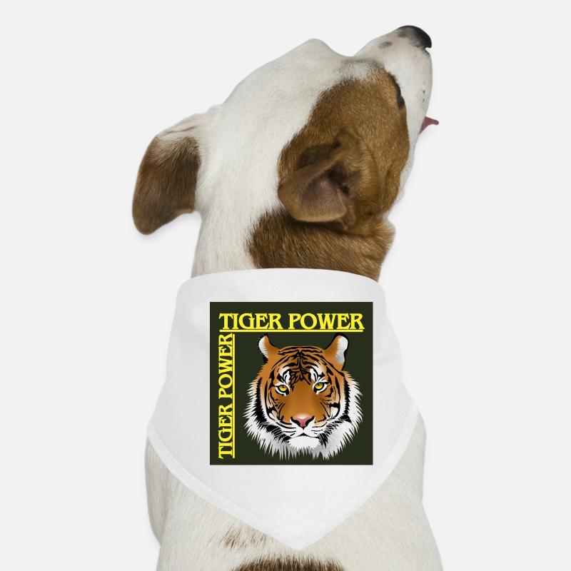 Tiger power Dog Bandana