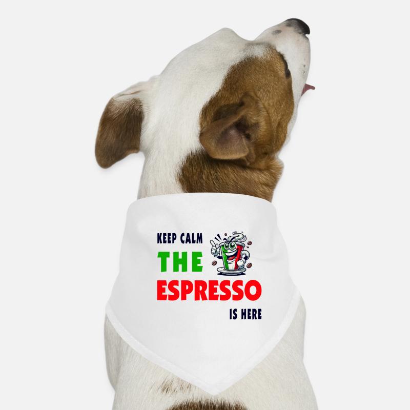 Espresso Italie / Café Design Bandana pour chien