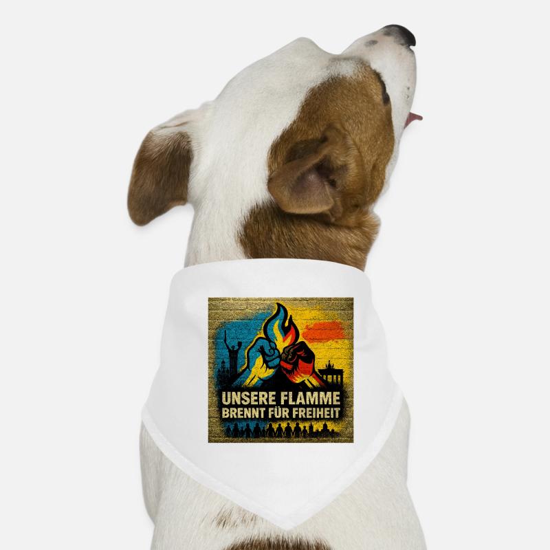 Our Flame Burns for Freedom Ukraine Dog Bandana
