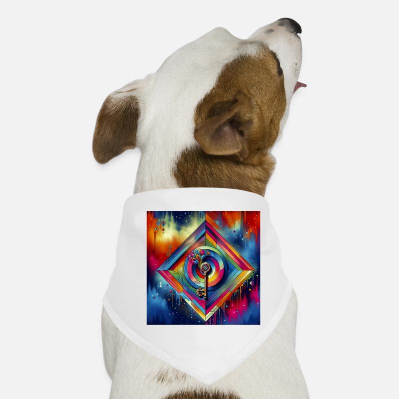 Les clés de l’intégration - Bandana pour chien - blanc