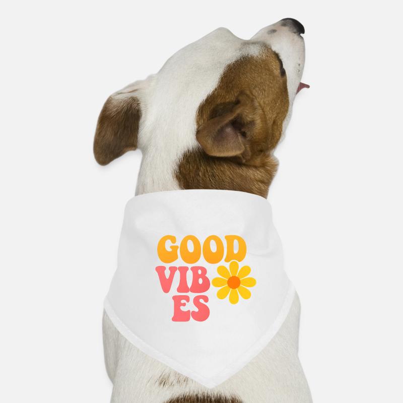 Sommer Vibes - Hunde-Bandana - Weiß