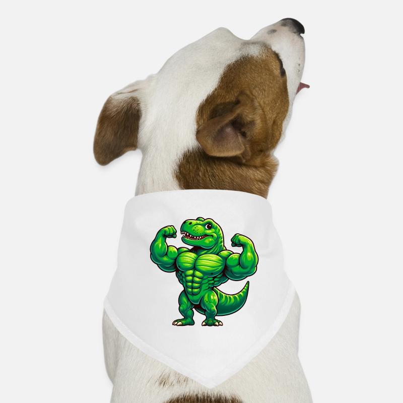 Strong kite trainer with muscle design Dog Bandana