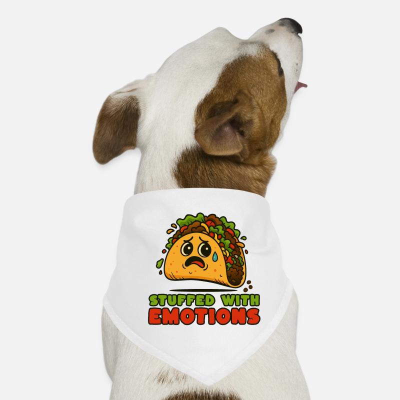 Des tacos remplis d’émotion Bandana pour chien