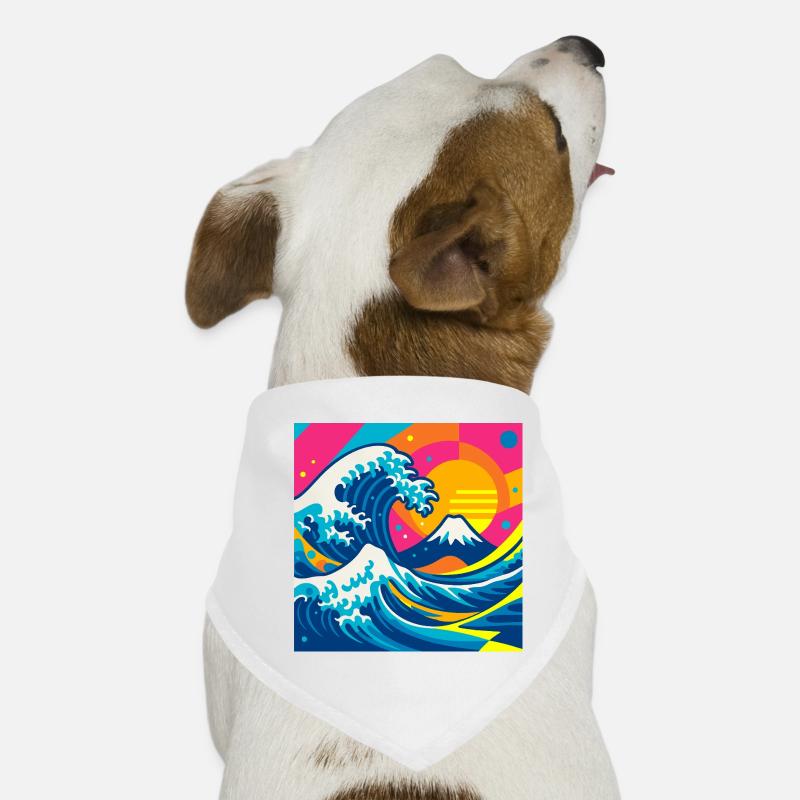 The (almost) wise wave Dog Bandana