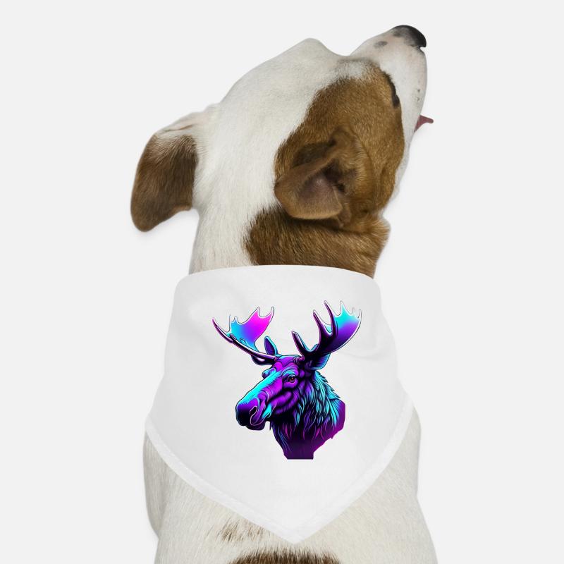 Neon Moose: Mystical Colour Rush Dog Bandana