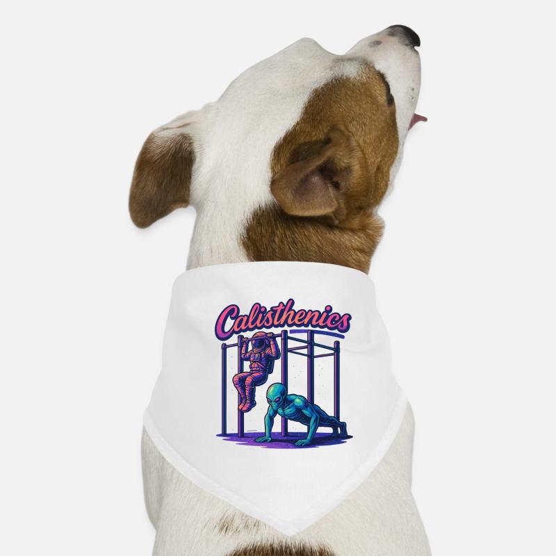 Calisthenics Astronaut Alien Pull-ups Gift Dog Bandana