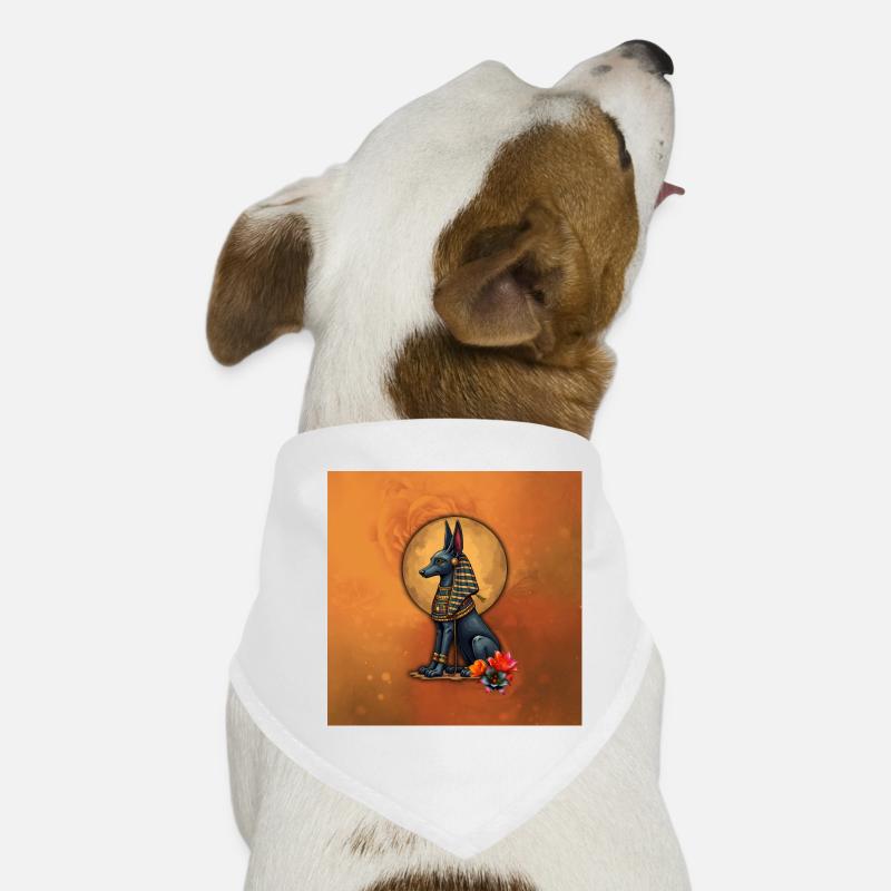 Anubis im Mondlicht. Hunde-Bandana