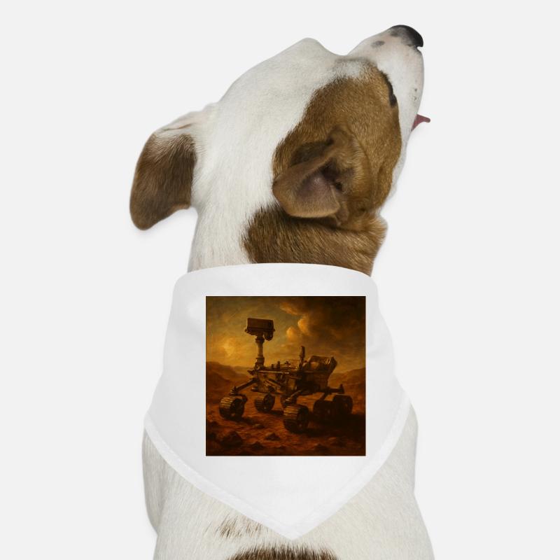Das Ende der Welt - Hunde-Bandana - Weiß