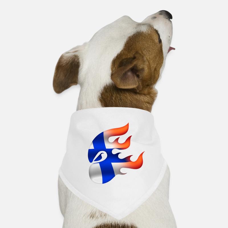 Drapeau de la Finlande - Finlande - Ninja Bandana pour chien