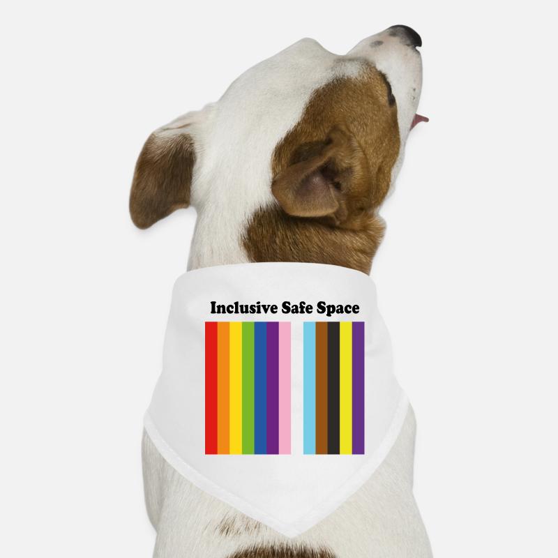 Inclusive Safe Space LGBTQ Pride Dog Bandana