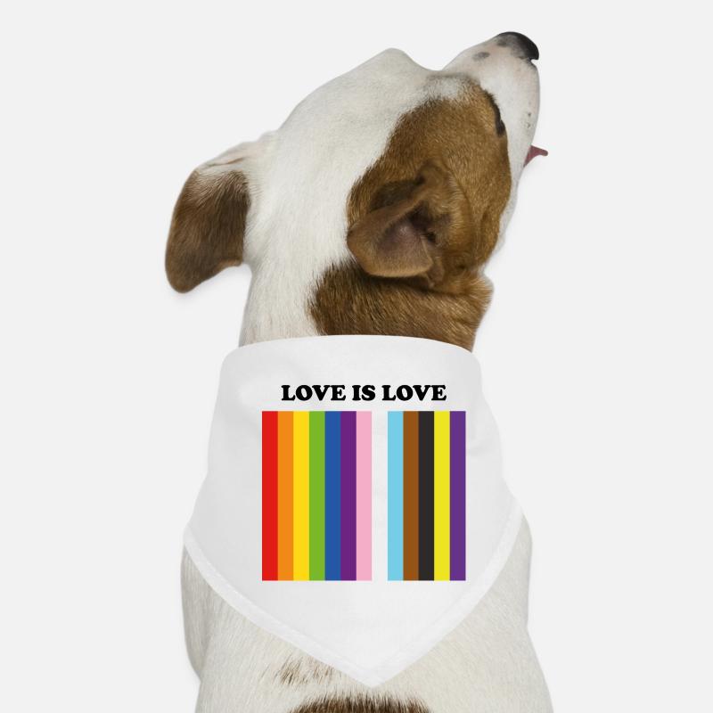 Inclusive Pride Liebe ist Liebe Hunde-Bandana