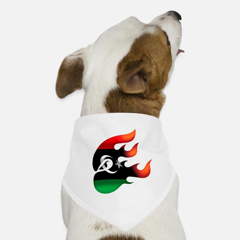 Flag of Libya - Libya - Ninja Dog Bandana