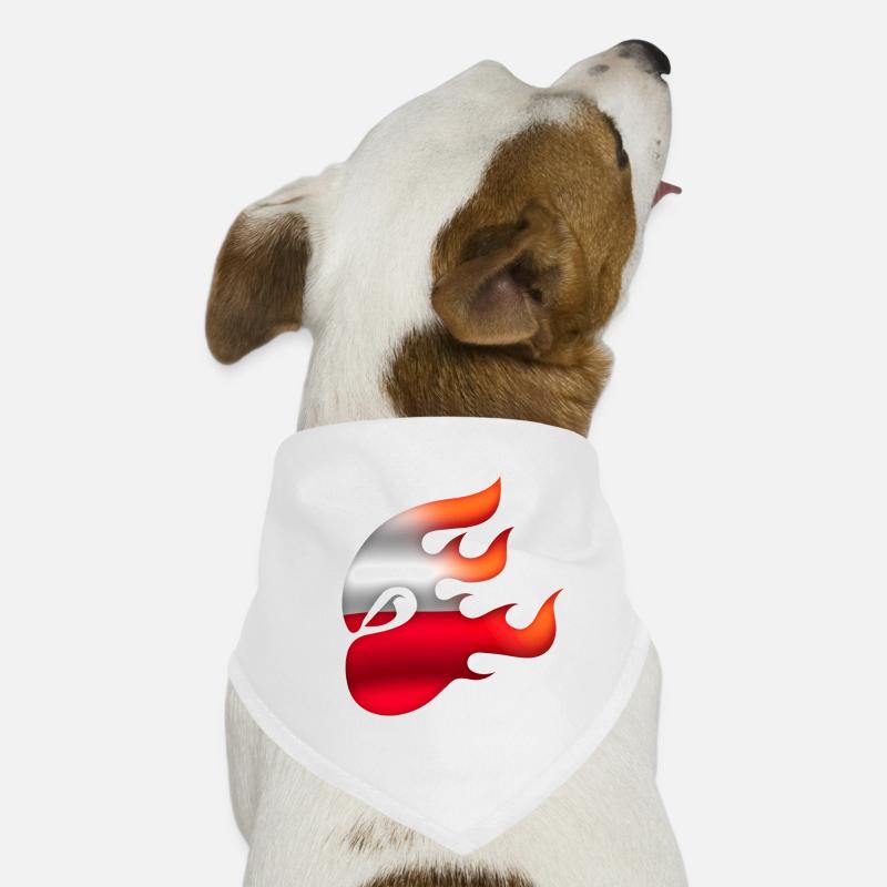 Drapeau de la Pologne - Pologne - Ninja Bandana pour chien