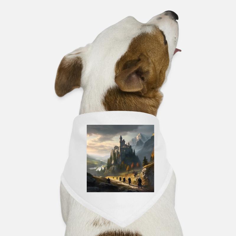 Intégration du château avec Fantasy Place Bandana pour chien