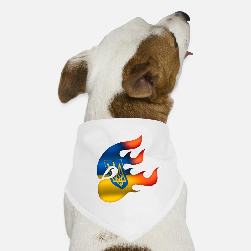 Drapeau de l’Ukraine - Ukraine - Ninja Bandana pour chien