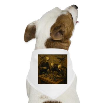 Drohnen-Workshop des Todes - Hunde-Bandana - Weiß - Vorne